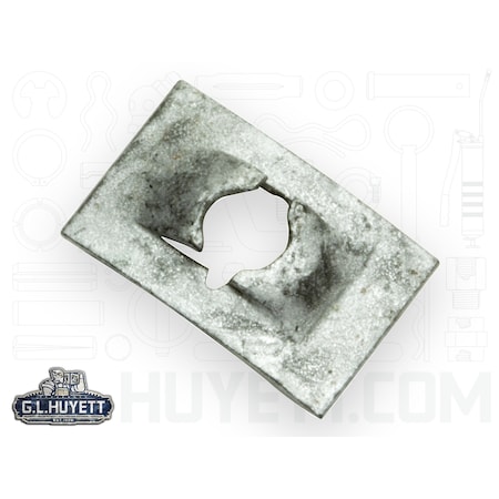 Huyett Speed Nut Flat Type ScrSz #6A L .50 P.O EFSN-C07000-6-4